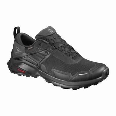 Salomon X RAISE GORE-TEX - Miesten Vaelluskengät - Mustat